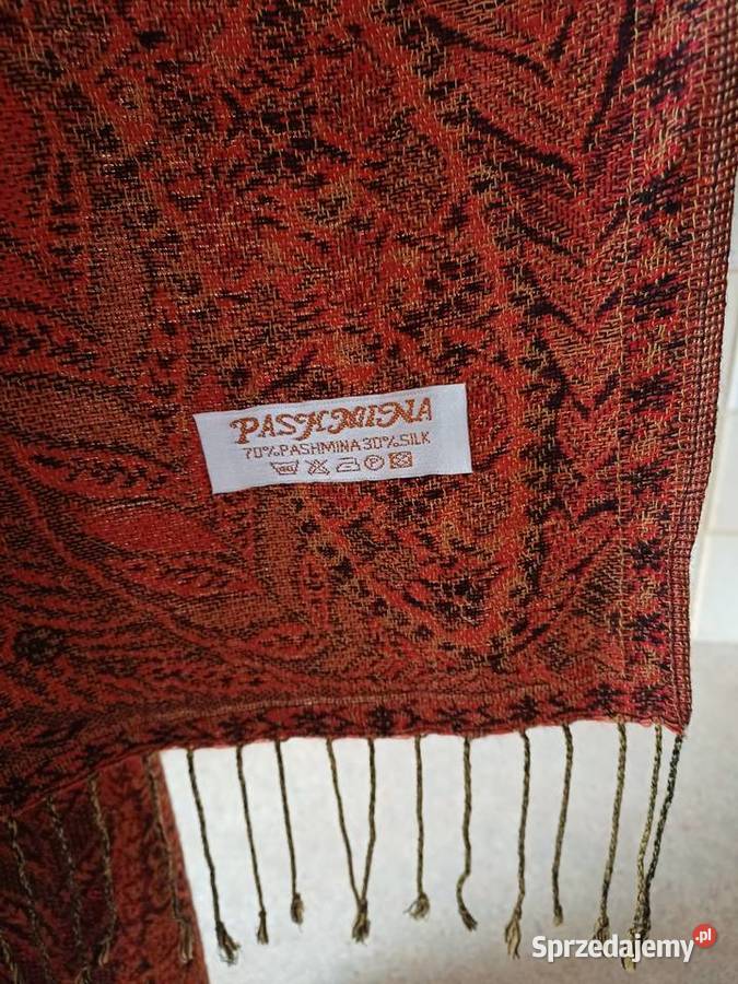 duży szal pashmina Inny wzór Nowy Targ
