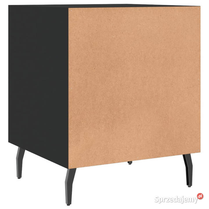 Szafka nocna czarna 40x40x50 materiał