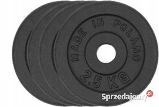 Obciążenie żeliwne talerz 4x2,5 kg zestaw 10kg 30,5mm