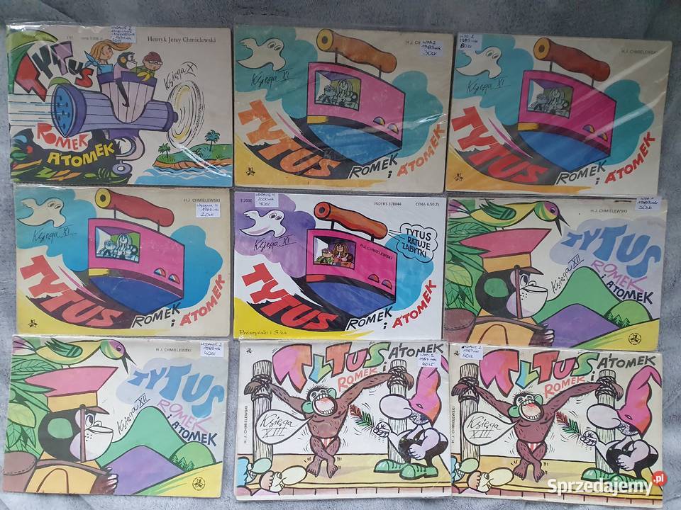 Tytus Romek i ATomek 37 komiksy różne księgi Polskie Gdynia