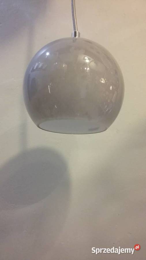 Lampa wisząca KULKA SZKŁO SZARE do pokoju Warszawa