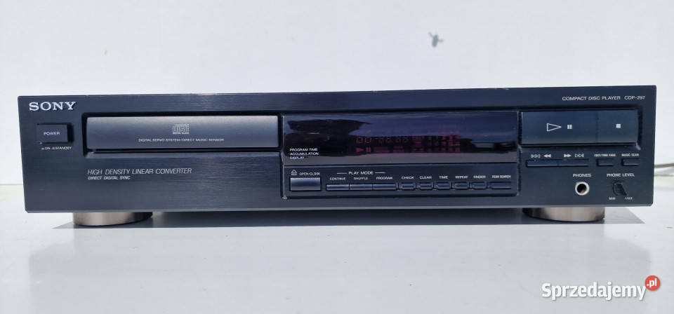 Cd player SONY 297 CDP297 odtwarzacz kompaktowy Międzychód