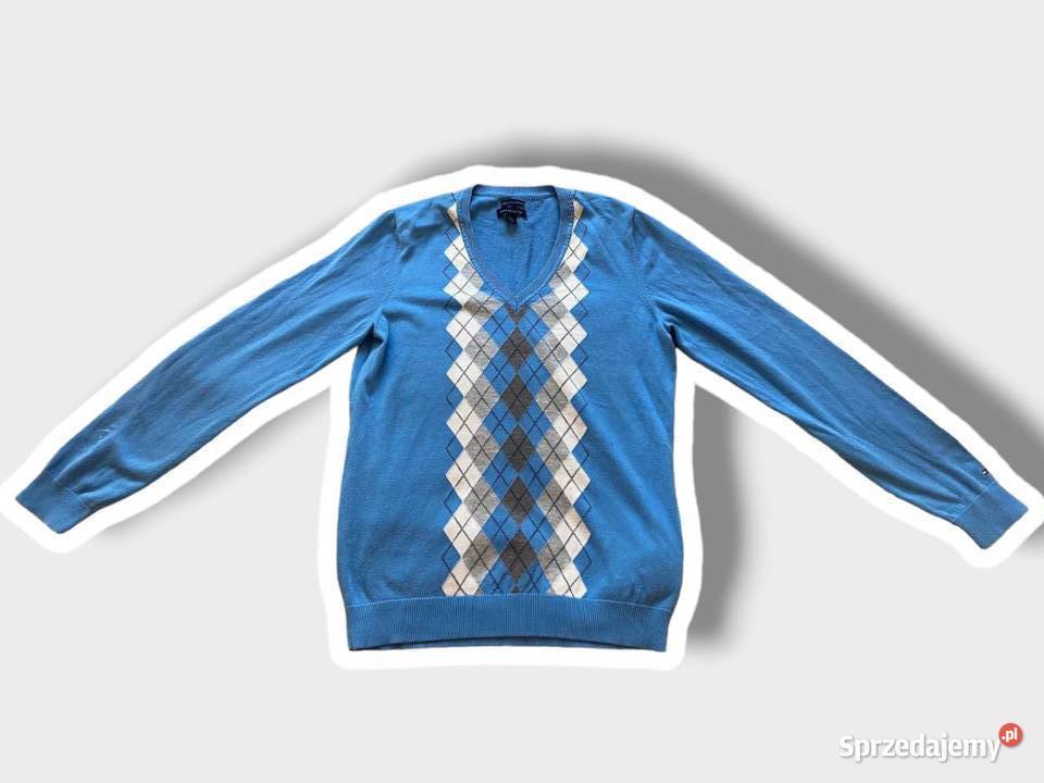 Niebieski sweter Tommy Hilfiger Bolesławiec