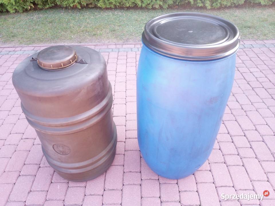 BAŃKI BECZKI kanistry plastikowe metalowe Wadowice Górne