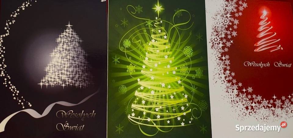 Świąteczne kartki z życzeniami 14 sztuk kujawsko-pomorskie Chełmno