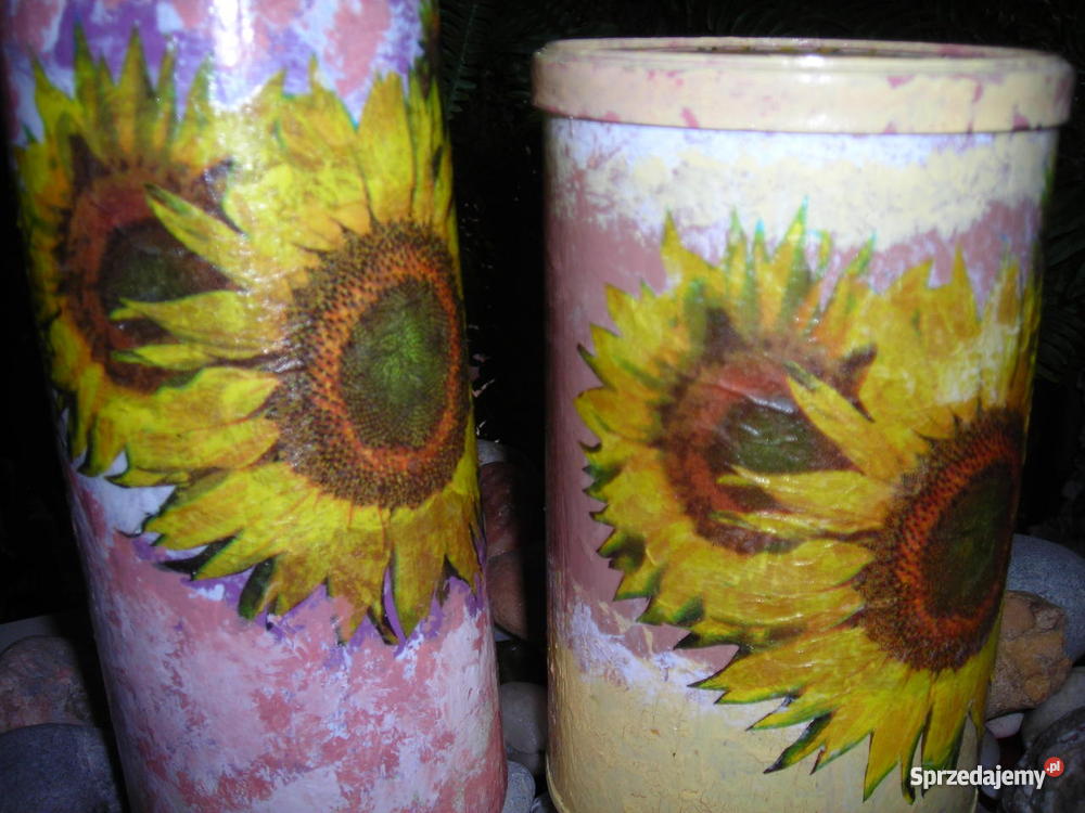 POJEMNIK NA CHUSTECZKI DECOUPAGE Piła