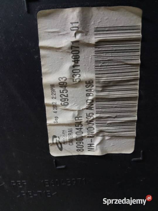 TAPICERKA BOCZEK PRAWY LEWY PRZÓD KPL Renault Rok produkcji 2012