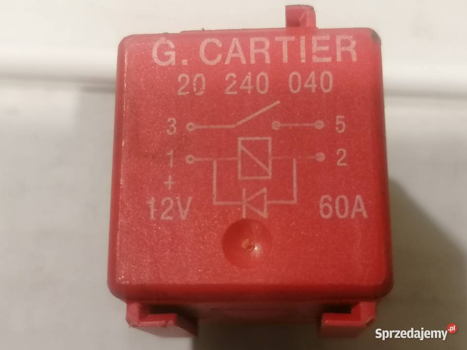przekaźniki 60A 12V Cartier 202400408200253922 Piotrków Trybunalski