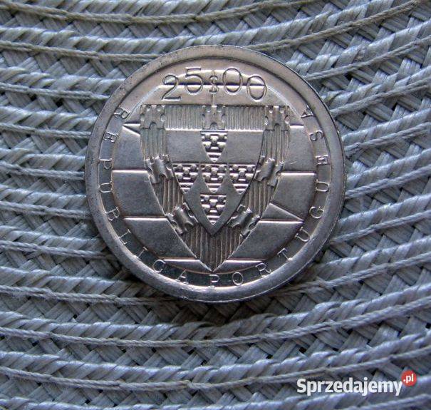 Portugalia 25 Escudo 1985r Cortes Coimbra Kalisz sprzedam