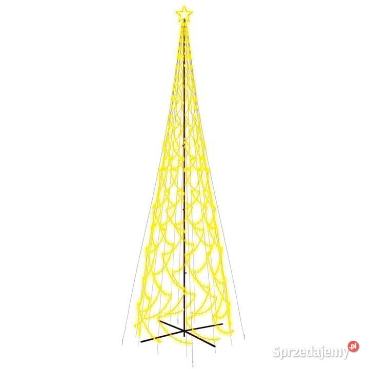 Choinka stożkowa 3000 ciepłych białych LED Warszawa