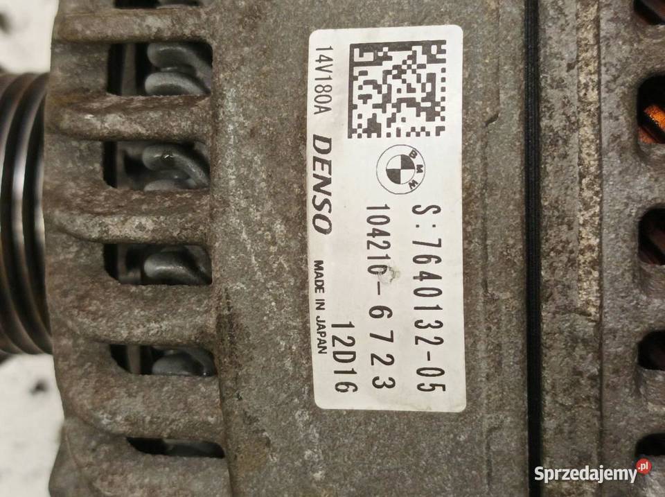 ALTERNATOR 7640132 05 20 HDI Bmw Seria 3 VI 2011