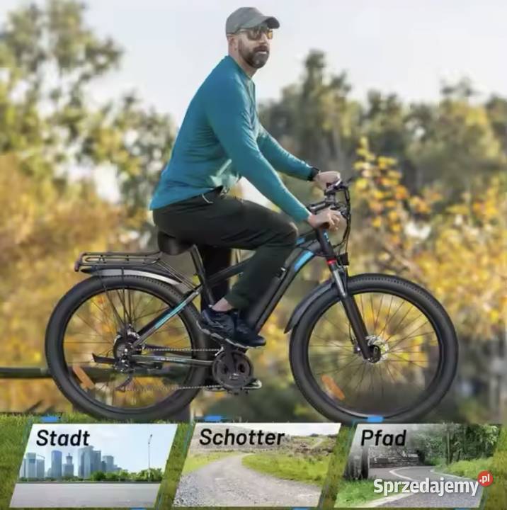 Masywny rower elektryczny Pojazdy elektryczne Toruń