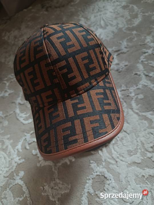 Czapka z daszkiem bejsbolówka Fendi regulowana