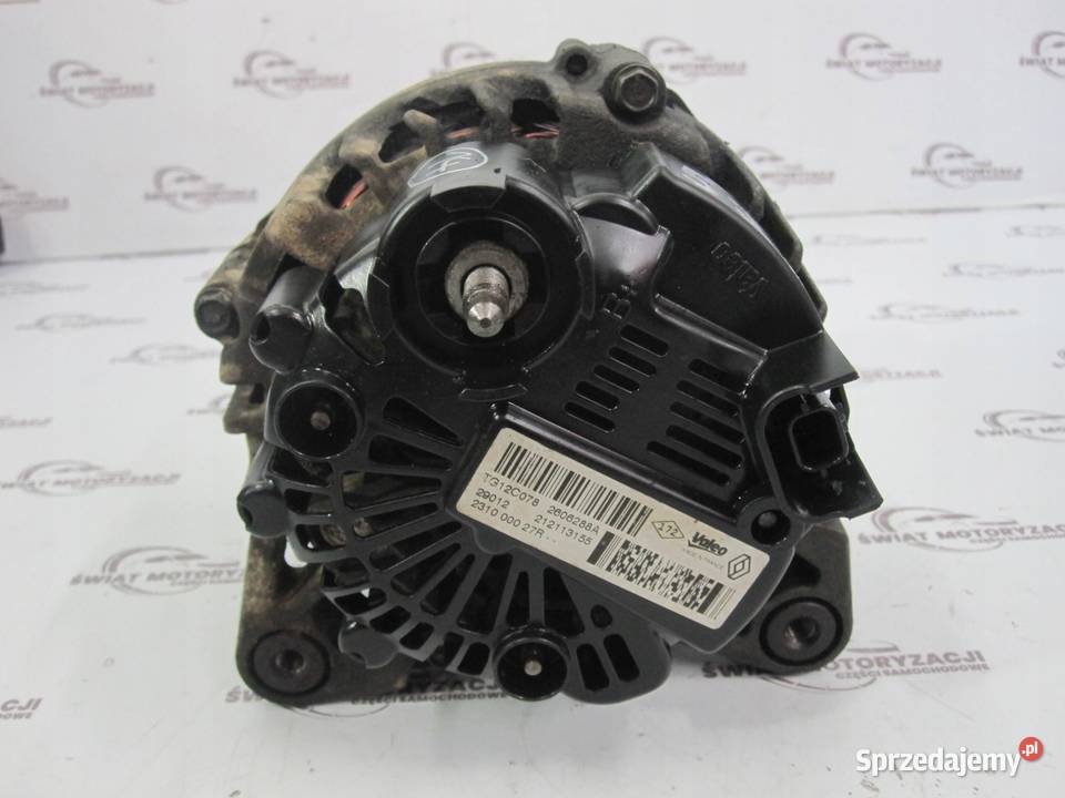 MEGANE 15 DCI 13r alternator 231000027R TG12C078 świętokrzyskie