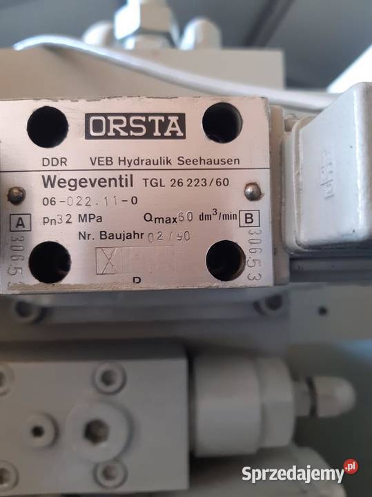 Prasa hydrauliczna WMW PYE 25 S1M 4000000 Netto Produkcja Krobia sprzedam