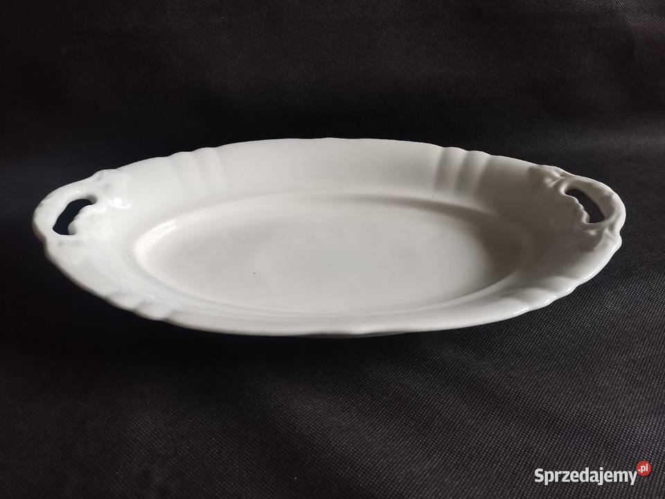 Stary przedwojenny duży półmisek porcelana Katowice
