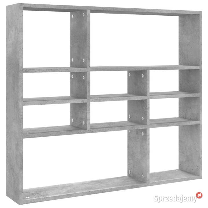 Półka ścienna szarość betonu 90x16x78 WM802943 Warszawa