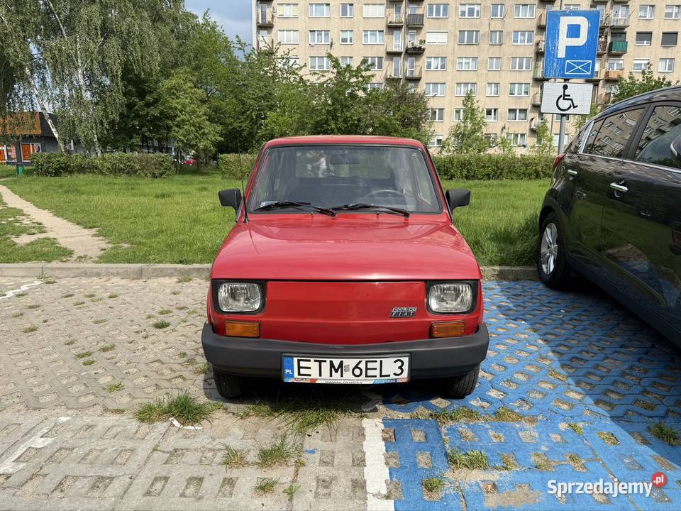 SPRZEDAM FIAT 126p EL 1991 PRZEGLAD CZERWIEC manualna Tomaszów Mazowiecki