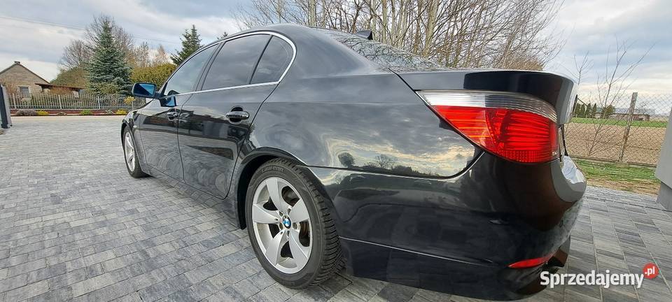 BMW E60 2005r 22 Benzyna 200 dużym serwisie mazowieckie Niemianowice