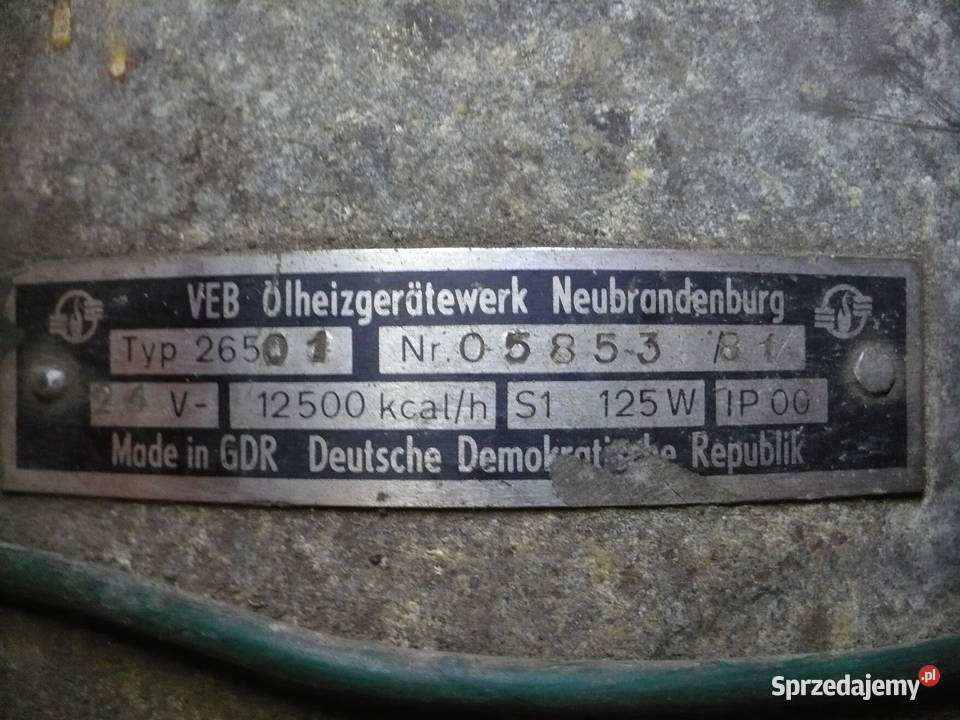 Webasto typ 26501 wydajne olejowe łódzkie Poświętne sprzedam
