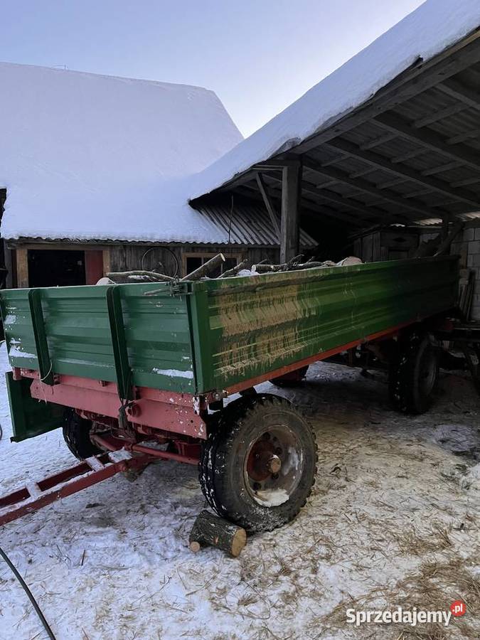 Przyczepa wywrotka 4t nieuszkodzony podlaskie Sidra