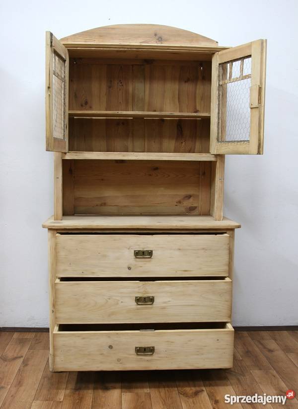 Kredens Secesyjny Oczyszczony AntykiMarki mazowieckie Marki