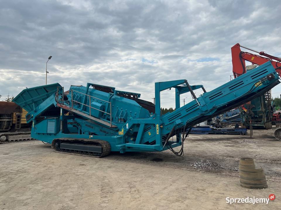 Mobilny przesiewacz Powerscreen warrior 1800