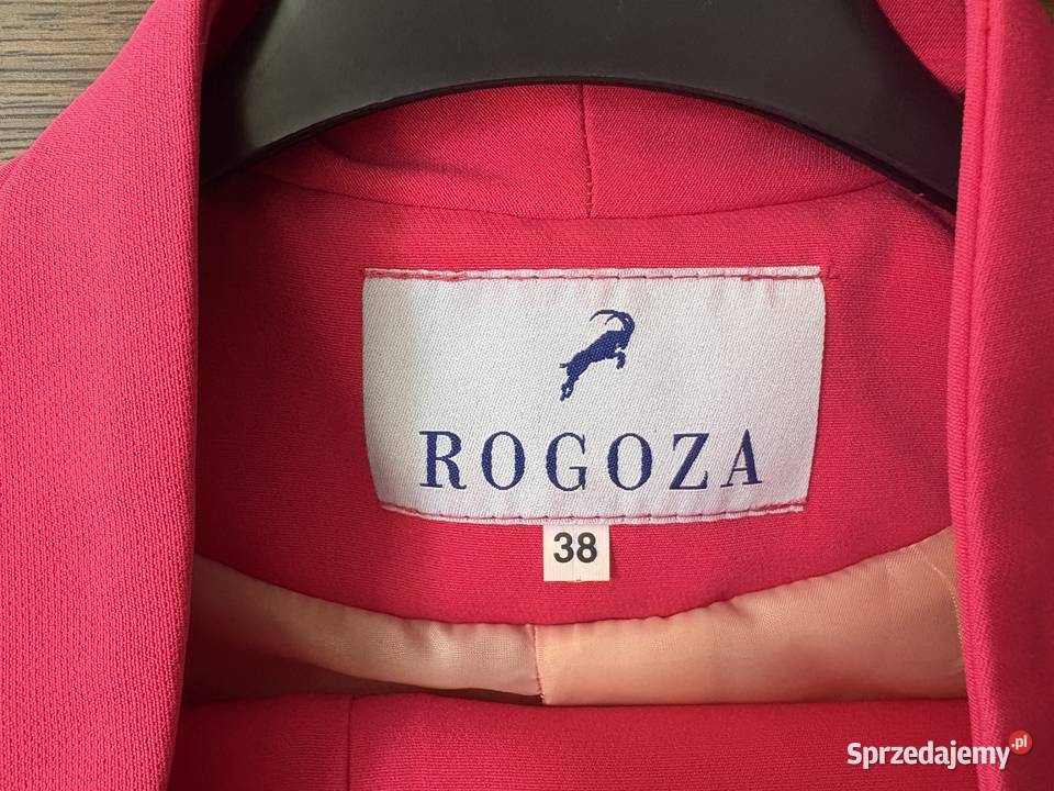 Damski garnitur różowy Marynarki i żakiety