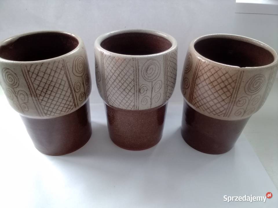 kubek ceramiczny odcienie brązowego