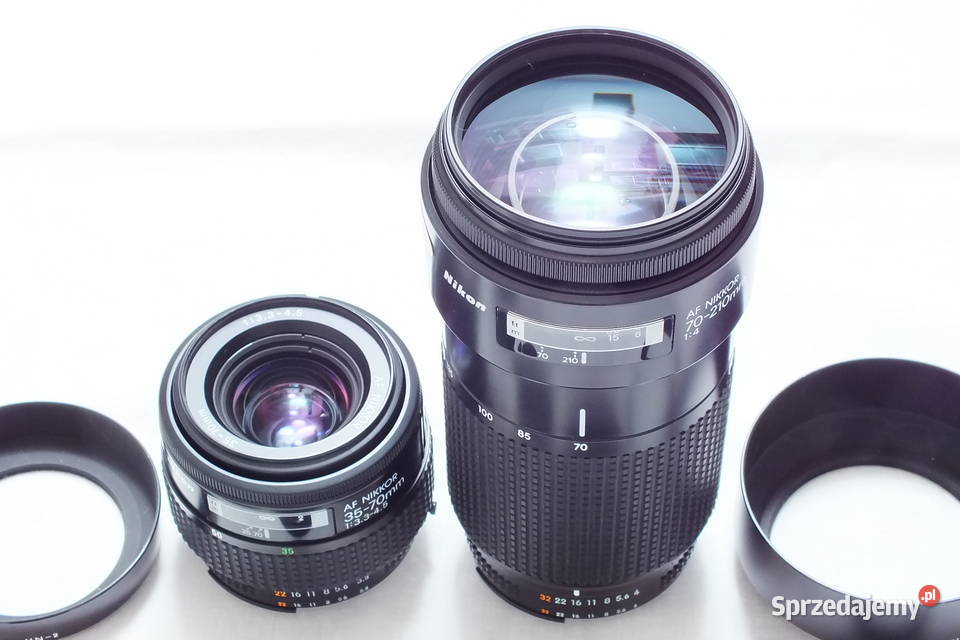 AF Nikkor 3570 13345 i AF Nikkor 70210 14 Lubin
