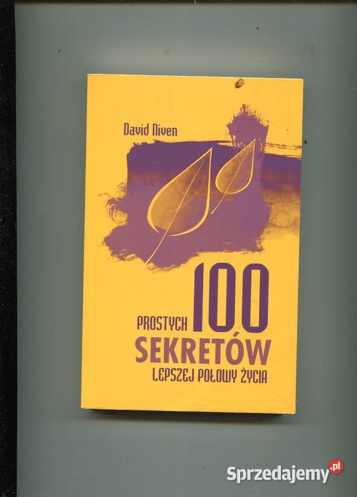 100 prostych sekretów lepszej połowy życia David zachodniopomorskie Szczecin