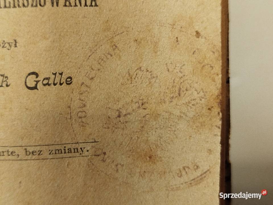 Stara książka Krótka stylistyka Henryk Galle Szczecin