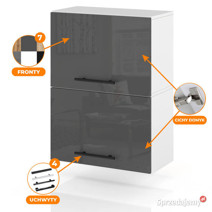 Szafka Kuchenna Wisząca Klapowa Modułowa 50