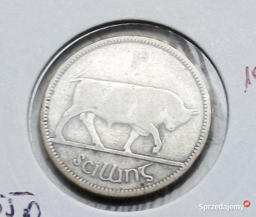 IRLANDIA 1 SZYLING 1928 r SREBRO 0750 BYK Legionowo