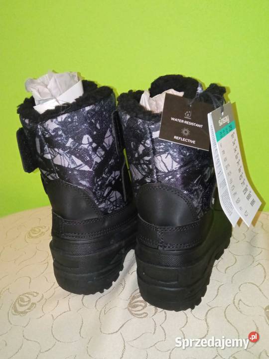 buty dziecięce zimowe ocieplane wodoodporne Rzepy Puławy sprzedam