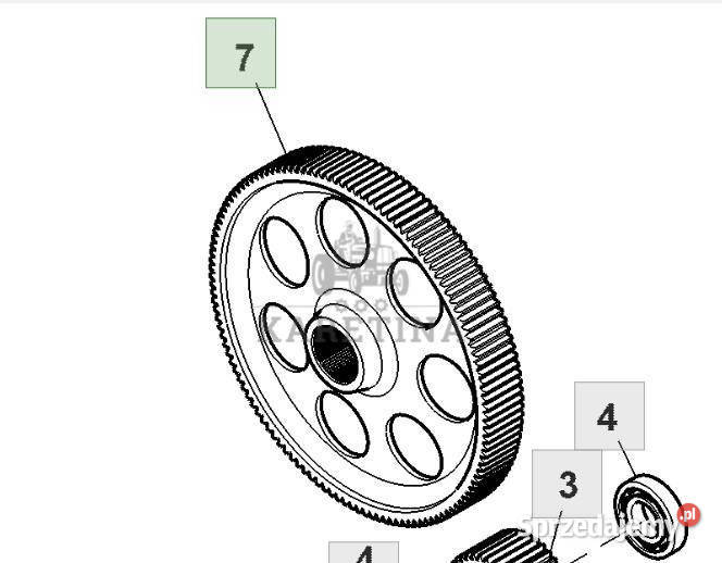 John Deere 9420RX 9470RX 9520RX 9620RX Koło Jastrzębniki
