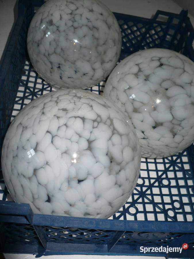 Klosz szkło duże 2 3 małe kule Puszczykowo sprzedam