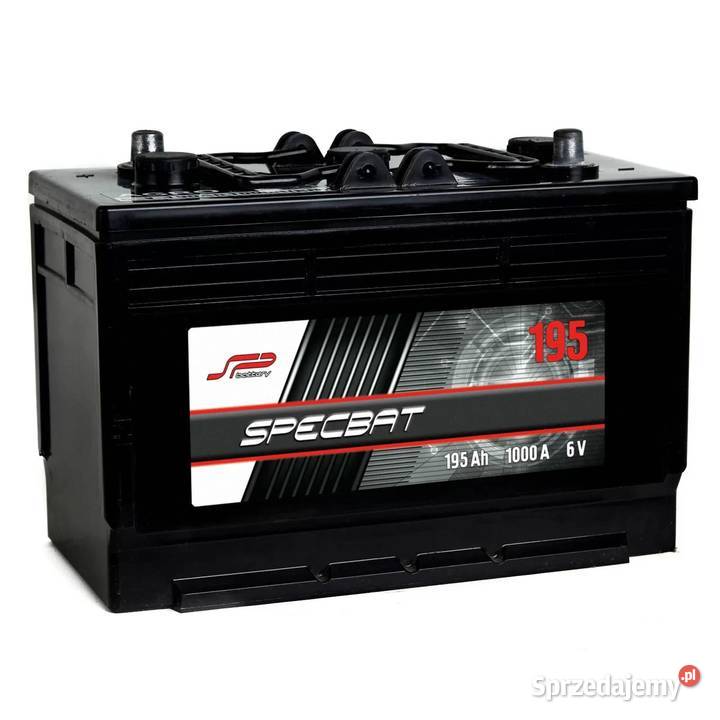 Akumulator SPECBAT AGRO 6V 195Ah 1000A EN dostawcze Gdynia