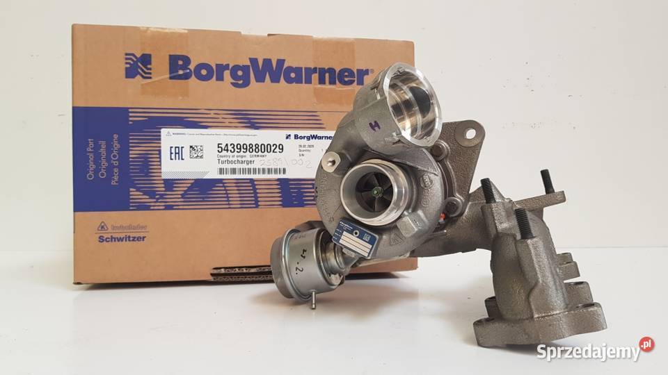 Nowa turbosprężarka BorgWarner KKK 54399880029 osobowe Turbosprężarki mazowieckie