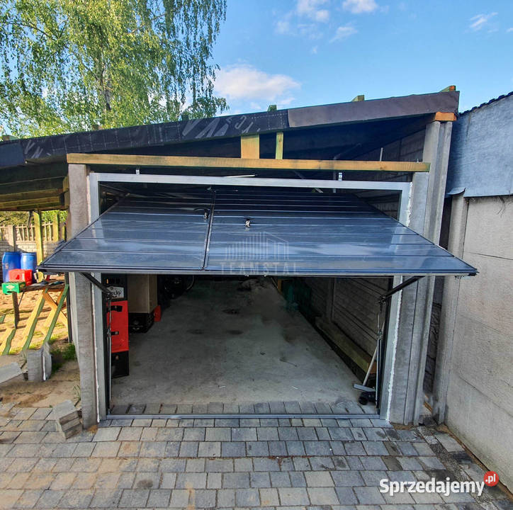 Bramy garażowe na wymiar uchylne ocieplone brama podkarpackie Sanok