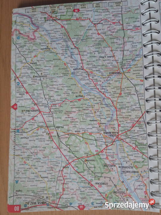 Atlas samochodowy Polski 2001r Rok wydania 2001 Dąbrowa Górnicza