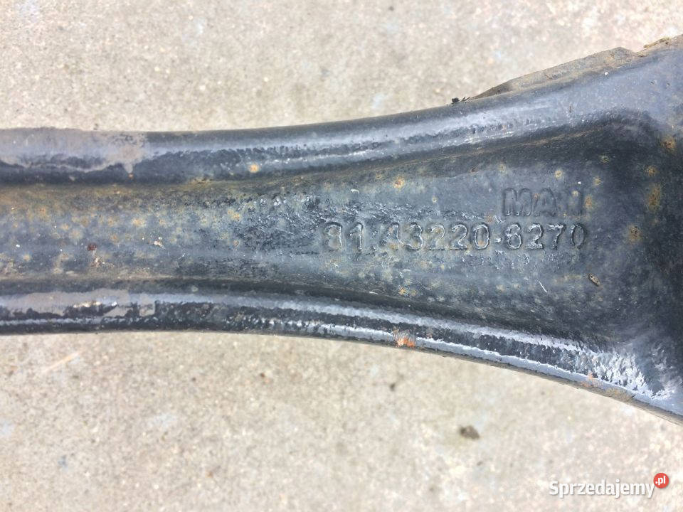 Man TGA TGS TGZ DRĄŻEK REAKCYJNY 81432206270 Zawieszenie i układ kierowniczy Maszewo