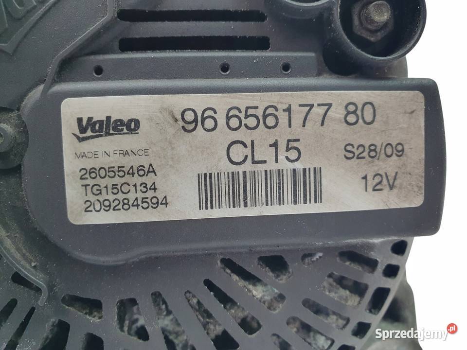 ALTERNATOR Citroen Berlingo Peugeot Partner 16 Chełm sprzedam