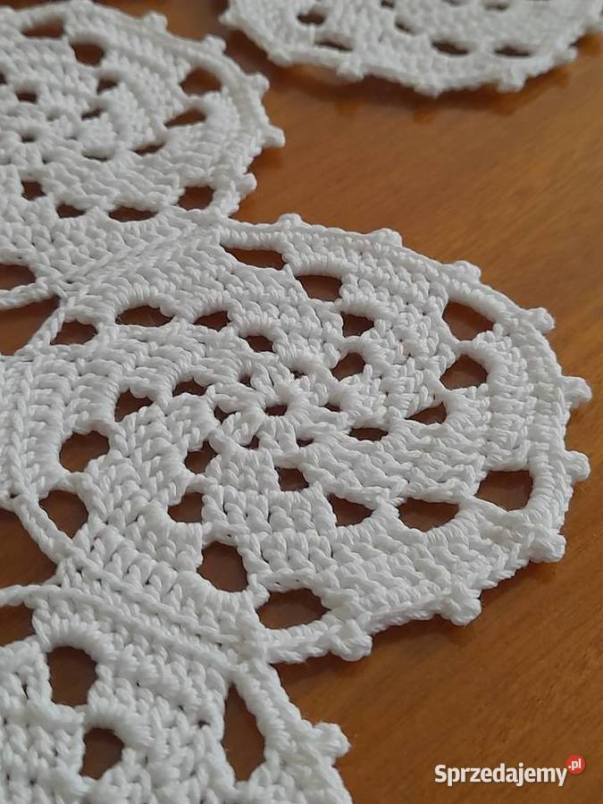 Serwetka szydełkowa biala Oleśnica sprzedam