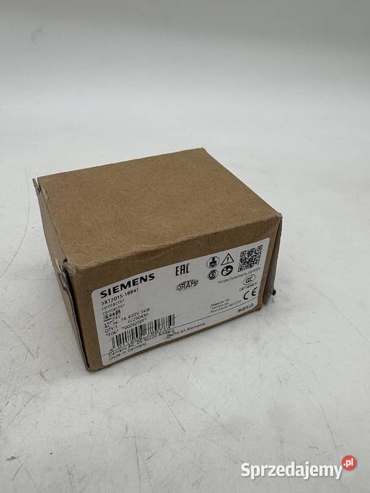 Siemens 3RT20151BB41 7A 3P 24V DC Stycznik mazowieckie sprzedam