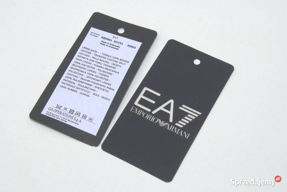 Oryginalne metki metka EA7 Emporio Armani z Cieszyn