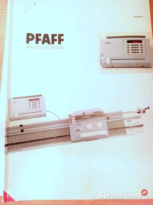PassapPFAFF Electronic 6000instrukcja obslugi w Produkcja zachodniopomorskie Szczecin