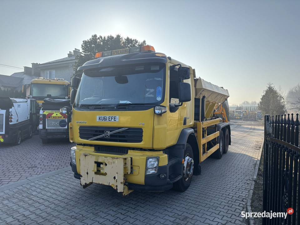 Volvo fe340 6x4 piaskarka solarka econ 2012 pług sprzedam
