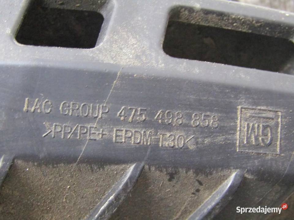 ŚLIZG ZDERZAKA PRAWY TYŁ PRAWY TYLNY OPEL