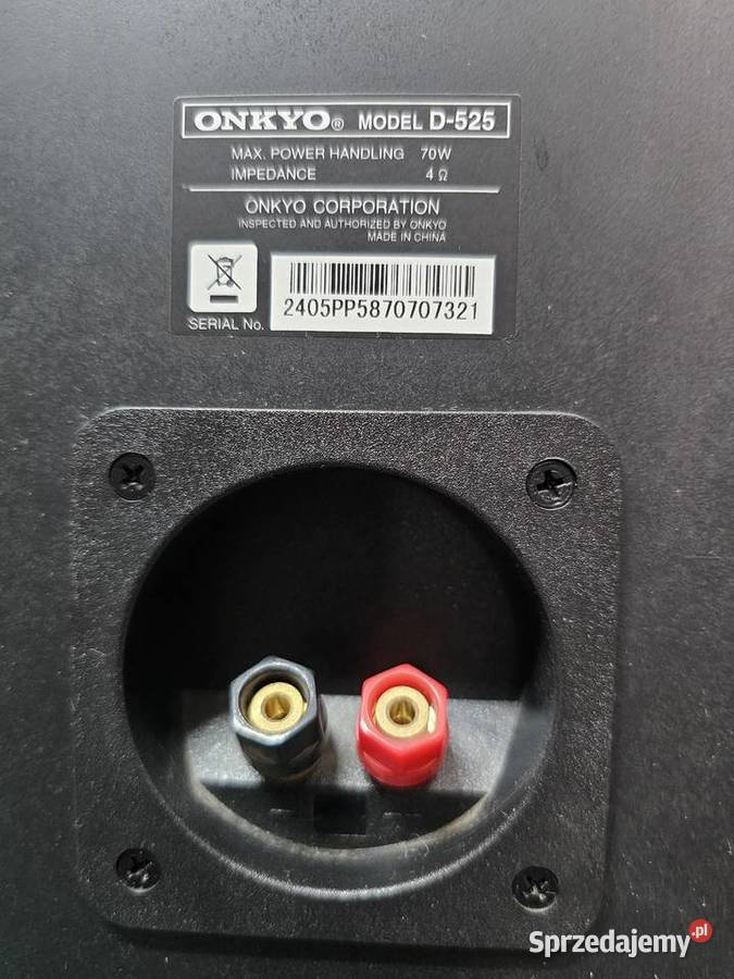 kolumny stereo Onkyo D525 wysyłka 15 Kraków sprzedam